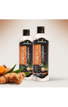 Alweyna Zerdeçal & Çam Kozalak Özlü Bitkisel Şampuan 2 x 400 ML Alweyna Zerdeçal & Çam Kozalak Özlü Bitkisel Şampuan 2 x 400 ML
