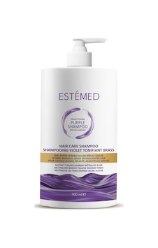 Estemed Turunculaşma Karşıtı Mor Saç Bakım Şampuan & Brass Toning Purple Shampoo 500ml Estemed Turunculaşma Karşıtı Mor Saç Bakım Şampuan & Brass Toning Purple Shampoo 500ml