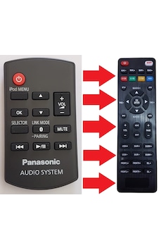 Panasonic Rak-Sc989Zm / Sc-Hc05 / Sa-Hc05 Ses Sistemi Kumandası