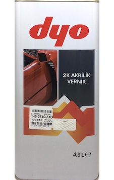 Dyo 0740 4,5lt 2k Akrilik Vernik