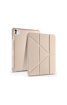 Apple iPad Uyumlu Pro 11inç M4/m5 İle Uyumlu Kılıf Kalem Şarj Bölmeli Case 2024/2025 Gold Sku: Zeusb0dy5m94sx Arka Kapak