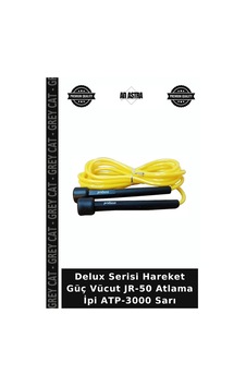 Delux Serisi Hareket Güç Vücut Jr-50 Atlama İpi Atp-3000 Sarı Delux Serisi Hareket Güç Vücut Jr-50 Atlama İpi Atp-3000 Sarı