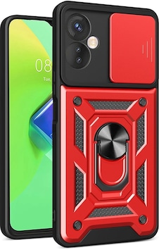 Newface - 156 - İnfinix Hot 30 4g Kılıf Pars Lens Yüzüklü Silikon - Csmo-tex - - Kırmızı Newface - 156 - İnfinix Hot 30 4g Kılıf Pars Lens Yüzüklü Silikon - Csmo-tex - - Kırmızı
