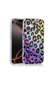Apple Uyumlu iPhone 16 Kılıf M-safe Şarj Özellikli Zore Jago Kapak Colorful