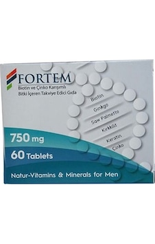 Fortem Biotin Ve Çinko 60 Tablet X 750 Mg