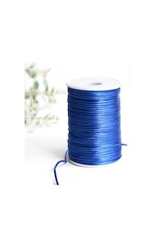 Saks mavisi floş ip (sıçan kuyruğu), 2 mm 5 metre Saks mavisi floş ip (sıçan kuyruğu), 2 mm 5 metre