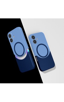 Zore İphone 16 Plus Kılıf M-safe Şarj Özellikli Mıknatıslı Nvth Duble Kapak - Lacivert Zore İphone 16 Plus Kılıf M-safe Şarj Özellikli Mıknatıslı Nvth Duble Kapak - Lacivert