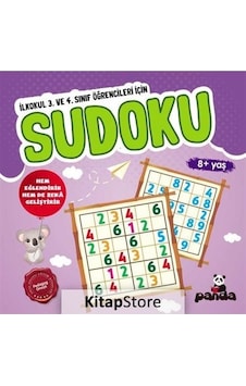 Sudoku 8 Yaş - İlkokul 3 ve 4. Sınıflar İçin- Panda Sudoku 8 Yaş - İlkokul 3 ve 4. Sınıflar İçin- Panda