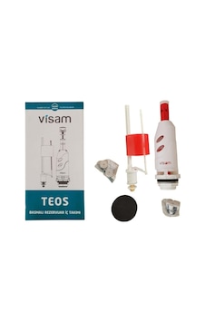 Visam Teos Basmalı Klozet Rezervuar Iç Takım Kırmızı Visam Teos Basmalı Klozet Rezervuar Iç Takım Kırmızı