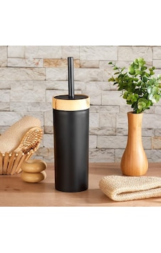 Bambu Görünümlü Ahşap Desen Tuvalet Fırçası Seti Banyo - Mutfak - Tuvalet - Balkon Siyah, Fırça Siyah Bambu Görünümlü Ahşap Desen Tuvalet Fırçası Seti Banyo - Mutfak - Tuvalet - Balkon Siyah, Fırça Siyah