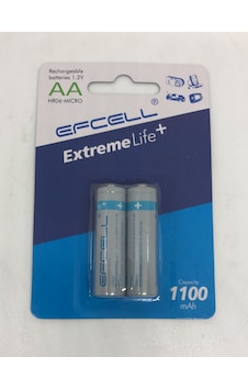 Şarj Edilebilir Efcell Ni-mh Şarjlı Pil Aa Kalem 1100mah 2li ...