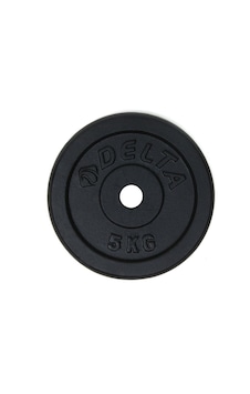 Delta 5 Kg X 2 Adet Siyah Döküm Plaka Çiftli Ağırlık Flanş