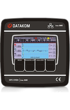 Datakom Dfc-0124-tft-24r-c-m ,144x144mm 3-faz/24-kademe Svc Reaktif Kontrol Datakom Dfc-0124-tft-24r-c-m ,144x144mm 3-faz/24-kademe Svc Reaktif Kontrol