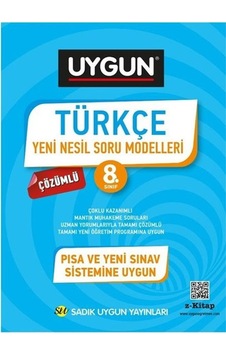 8 Sınıf Türkçe Yeni Nesil Soru Modelleri Sadık Uygun Yayınları
