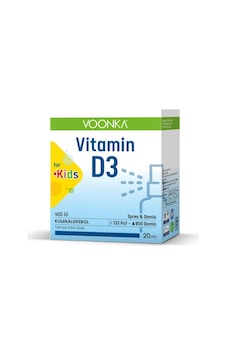 Voonka Vitamin D3 400 Iu Çocuklar Için Takviye Edici Gıda 20 Ml Voonka Vitamin D3 400 Iu Çocuklar Için Takviye Edici Gıda 20 Ml