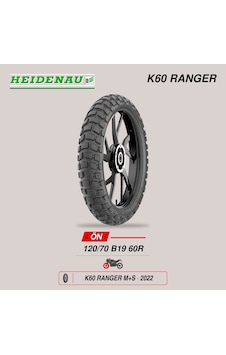 Heidenau K60 Ranger M+s 120/70 B19 60r Ön Motosiklet Lastiği 2022 Heidenau K60 Ranger M+s 120/70 B19 60r Ön Motosiklet Lastiği 2022