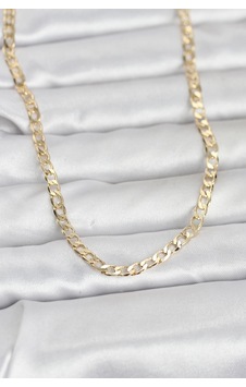 Cm 14k Gold Renk Zincir Model 60 Cm Kadın Kolye - Lisinya Altın Cm 14k Gold Renk Zincir Model 60 Cm Kadın Kolye - Lisinya Altın