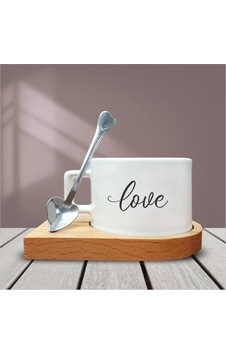 Love Temalı Kahve Fincanı-002 Love Temalı Kahve Fincanı-002