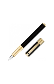 260205 St Dupont D-Initial Black-Gold Dolma Kalem 260205 St Dupont D-Initial Black-Gold Dolma Kalem