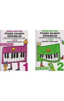 Denes Agay 'Dan Piyano Çalmayı Öğrenelim 1. Kitap ve 2. Kitap