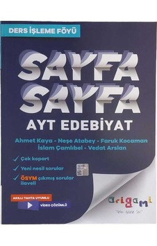 Tammat Yayınları Ayt Edebiyat Sayfa Sayfa Ders İşleme Föyü Tammat Yayınları Ayt Edebiyat Sayfa Sayfa Ders İşleme Föyü