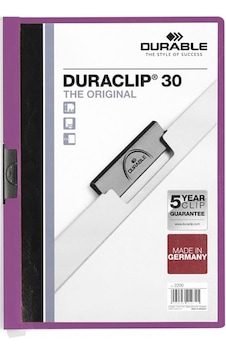 Durable Duraclip Original 30 Sayfa Kapasiteli Mor