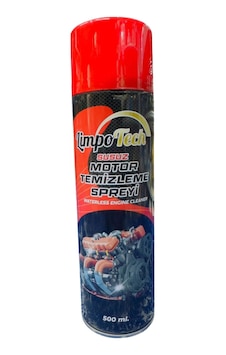 Limpo Tech Susuz Motor Temizleme Spreyi 500 Ml Su Gerektirmeyen Yağ & Kir Çözücü