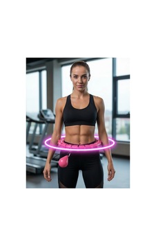 Evde Spor İçin Akıllı Hula Hoop Çemberi Bel Mor Belirtilmemiş