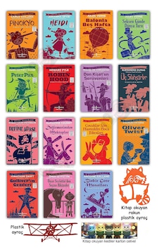 Seçme Çocuk Klasikleri Temel Eserler Pinokyo Heidi Peter Pan Balonla Robin Kişot Üç Silahşör Oliver