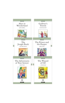 İngilizce Stage 1 Seti - Alice İn Wonderland, Gulliver's Travels, The Jungle Book, The Prince And The Pauper, The Wizard Of Oz, The Adventures Of Tom Sawyer Ciltli 1001 Çiçek Kitaplar İngilizce Stage 1 Seti - Alice İn Wonderland, Gulliver's Travels, The Jungle Book, The Prince And The Pauper, The Wizard Of Oz, The Adventures Of Tom Sawyer Ciltli 1001 Çiçek Kitaplar