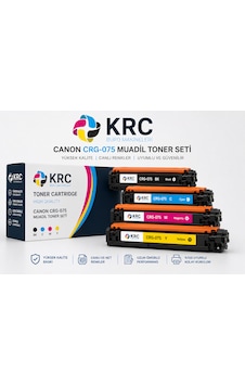 Canon Crg-075 Çipli Uyumlu,  Toner Takımı Mf664cdw Mf667cdw Mf651cdw Lbp646cdw