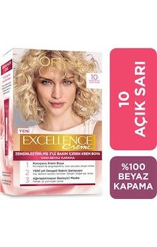 Loreal Paris Excellence Creme Saç Boyası - 10 Açık Sarı