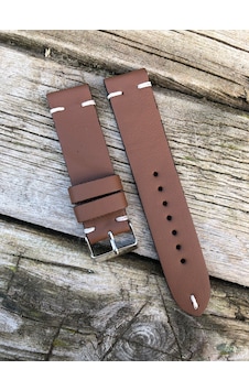 24 Mm Taba Deri El Yapımı Saat Kordonu 24 Mm Taba Deri El Yapımı Saat Kordonu