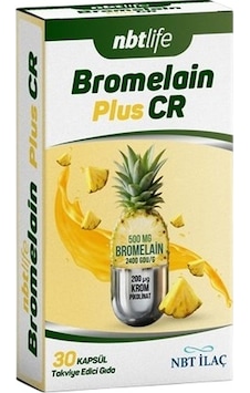 Nbt İlaç Nbtlife Bromelain Plus Cr 30 Kapsül Nbt İlaç Nbtlife Bromelain Plus Cr 30 Kapsül