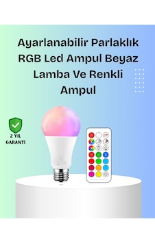 Rgbw Teknolojili Akıllı Led Ampul, Zamanlayıcılı Rgbw Teknolojili Akıllı Led Ampul, Zamanlayıcılı