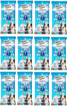 Bio Pet Active Wash Gloves Kuru Yıkama Ve Bakım Kesesi 12 x 8'li Bio Pet Active Wash Gloves Kuru Yıkama Ve Bakım Kesesi 12 x 8'li
