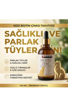 Kedi Biotin Çinko Kedi Biotin Çinko