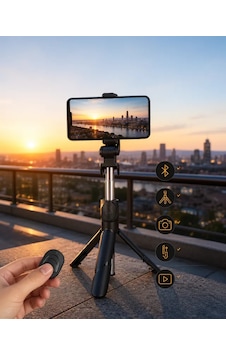 Astraltech Selfie Çubuğu Ayaklı Tripod Telefon Tutucu Astraltech Selfie Çubuğu Ayaklı Tripod Telefon Tutucu