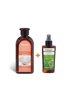 Tresan Sarımsaklı Bakım Şampuanı 300 ML + Kayın Ağacı Güçlendirici Ve Canlandırıcı Saç Toniği Tresan Sarımsaklı Bakım Şampuanı 300 ML + Kayın Ağacı Güçlendirici Ve Canlandırıcı Saç Toniği