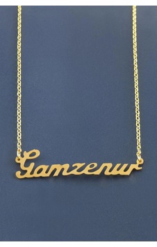 Gamzenur İsimli Kolye Sarı Gamzenur İsimli Kolye Sarı