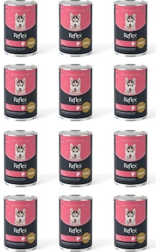 Reflex Plus Pate İçinde Et Parçacıklı Yavru Köpek Maması 12 x 395 G Reflex Plus Pate İçinde Et Parçacıklı Yavru Köpek Maması 12 x 395 G