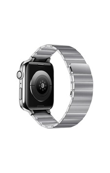 Apple Watch 38mm Kr404 Huks Kordon - Gümüş Apple Watch 38mm Kr404 Huks Kordon - Gümüş