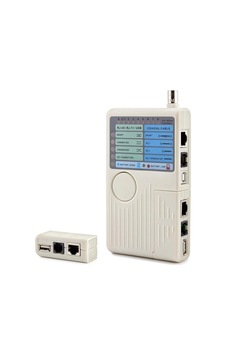 Kablo Test Cihazı Rj11 + Rj45 + Bnc + Usb
