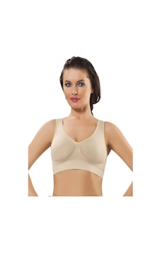 Grey Cat Premium Ten Dikişsiz Kadın Pedli Sütyen Korse - 704 Vücut Şekillendirici Destekli Günlük Grey Cat Premium Ten Dikişsiz Kadın Pedli Sütyen Korse - 704 Vücut Şekillendirici Destekli Günlük