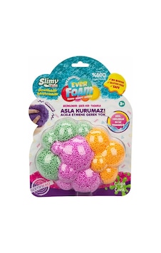Slimy Ever Foam 3 Renkli Slime - Yeşil-Pembe-Sarı Slimy Ever Foam 3 Renkli Slime - Yeşil-Pembe-Sarı