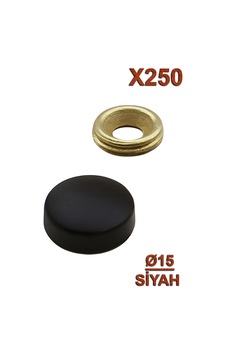 Metal Vida Kapama Q15 Siyah 250 Adet Metal Vida Kapama Q15 Siyah 250 Adet