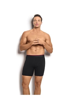Jiber Erkek Siyah Pamuklu Likralı 3 Lü Boxer 268 Jiber Erkek Siyah Pamuklu Likralı 3 Lü Boxer 268