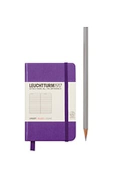 Leuchtturm 1917 Not Defteri Mini Boy A7 , Sert Kapak, 169 Numaralandırılmış Sayfa, Çizgili, Mor Leuchtturm 1917 Not Defteri Mini Boy A7 , Sert Kapak, 169 Numaralandırılmış Sayfa, Çizgili, Mor