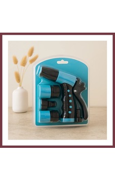 Storeşahin 5-in-1 Sulama Tabancası Seti 1 Tabanca + 4 Bağlantı Aparatı Shn0720 Storeşahin 5-in-1 Sulama Tabancası Seti 1 Tabanca + 4 Bağlantı Aparatı Shn0720