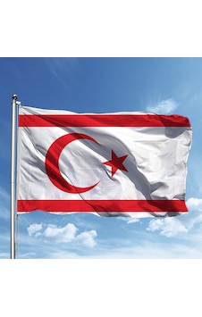 Kuzey Kıbrıs Türk Cumhuriyeti Bayrağı 50*75 Kuzey Kıbrıs Türk Cumhuriyeti Bayrağı 50*75
